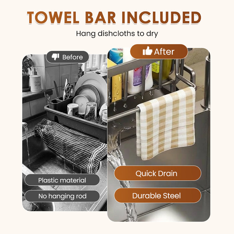 FlowNest Drip Tray – Clear Sink, Peace of Mind