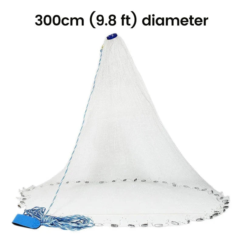 ProCast Edge — Steel-Weighted Nylon Cast Net | 50% OFF