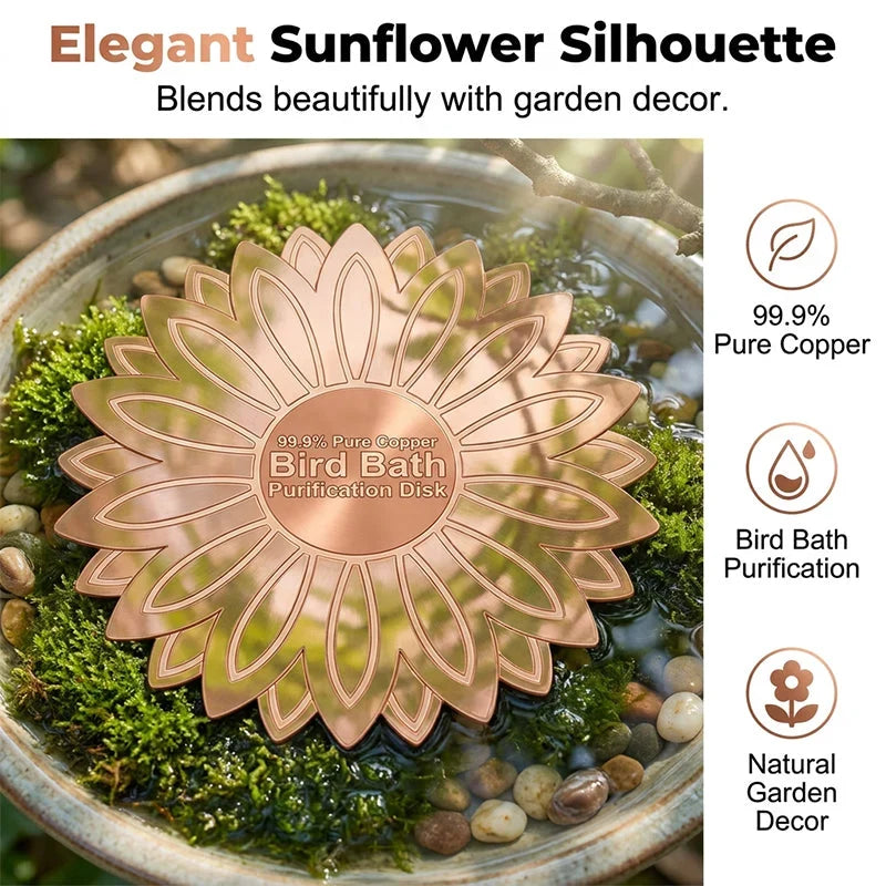 LumaPure Copper Disk — Pure Water, Happy Birds