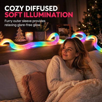 Light strip of marten fur — Wrap Your World Warmth
