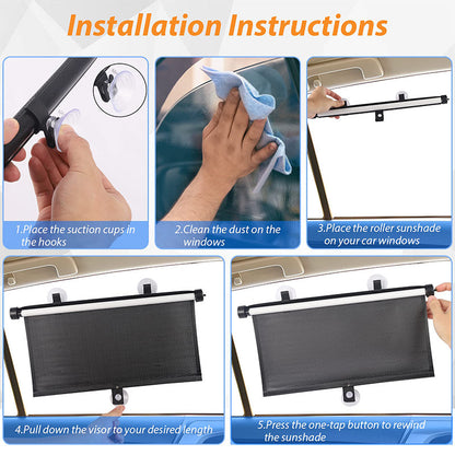 ShadeFlex — Retractable Sunshade | 1+1 FREE