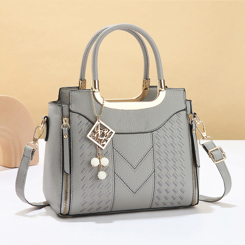 Claire — Stylish PU Leather Handbag with Quilted Pattern