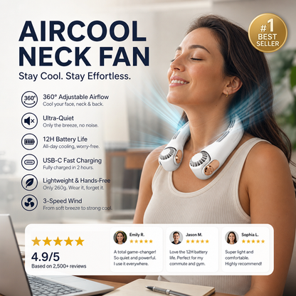 Neck Breeze Fan — Individually Cool Comfort
