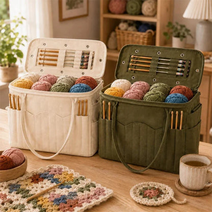 Knitting Companion Bag — Tangle-Free Creative Freedom