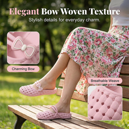 Rose — Women’s Breathable SoftGrip Slippers for Comfort
