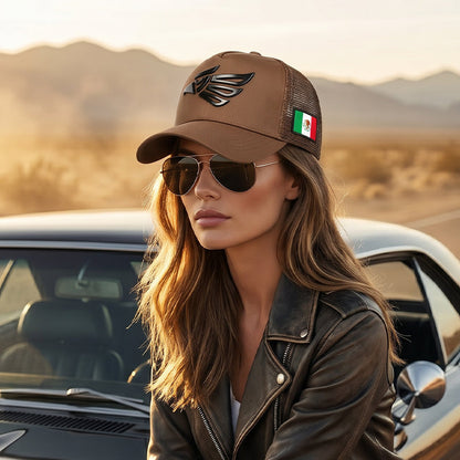 Cruz – Unisex Baseball Cap with Mexican Eagle Patch