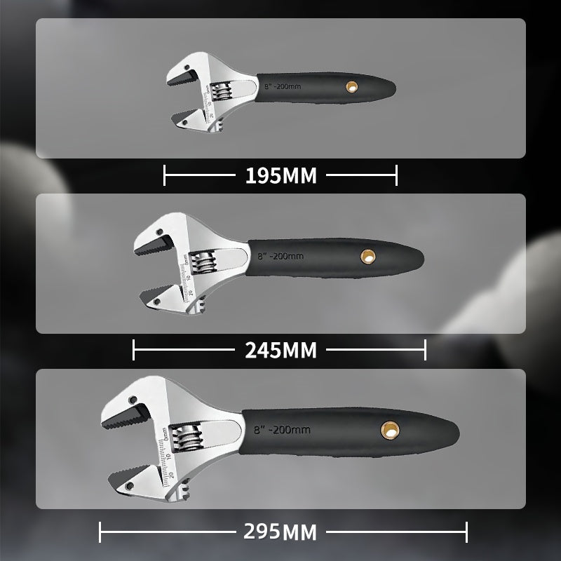 PowerGrip Adjustable Wrench — Master Nuts Effortlessly