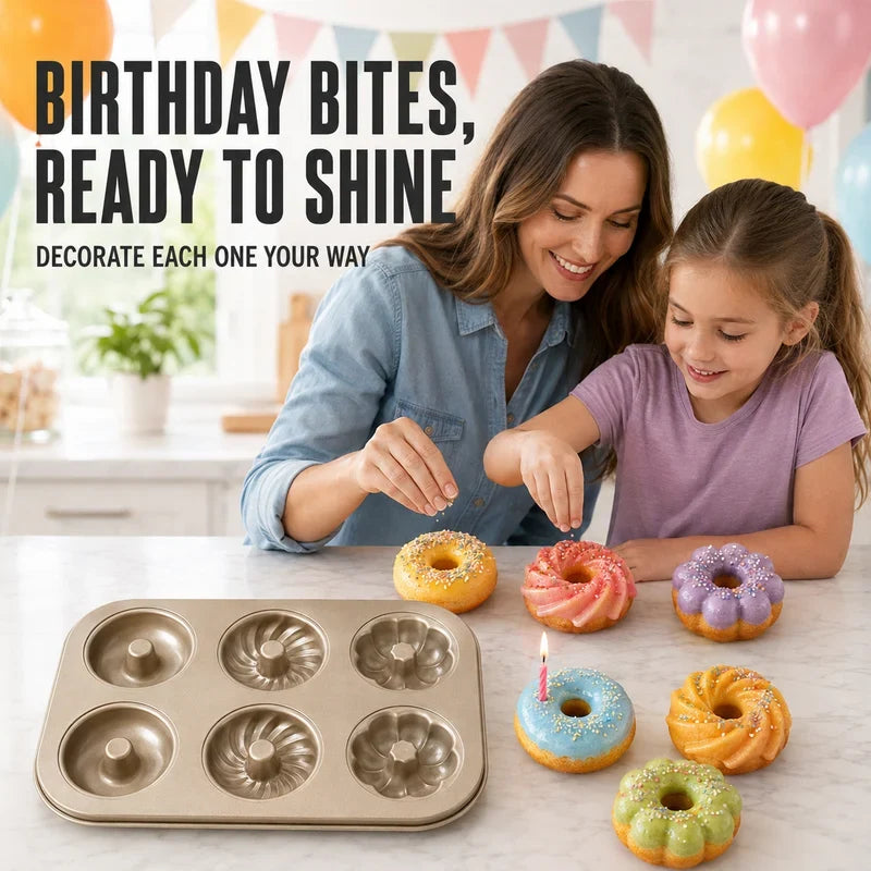 CakeCraft Trio Pan — Bake Beautiful Mini Bundts