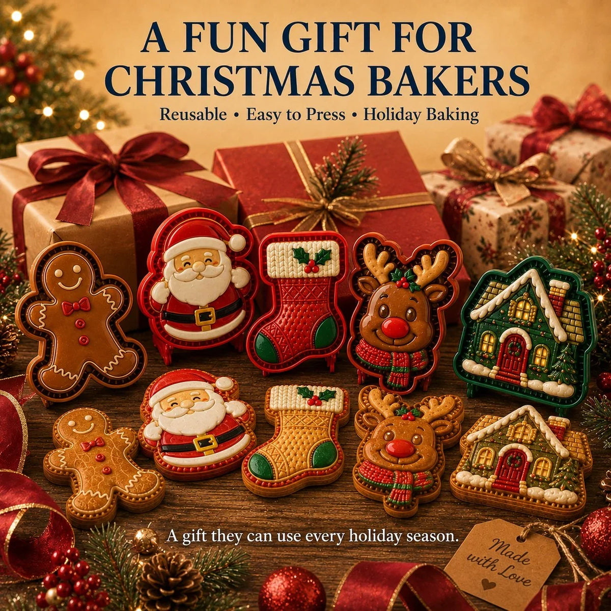 WinterWhimsy Mini Pie Mold — Spark Joy Instantly