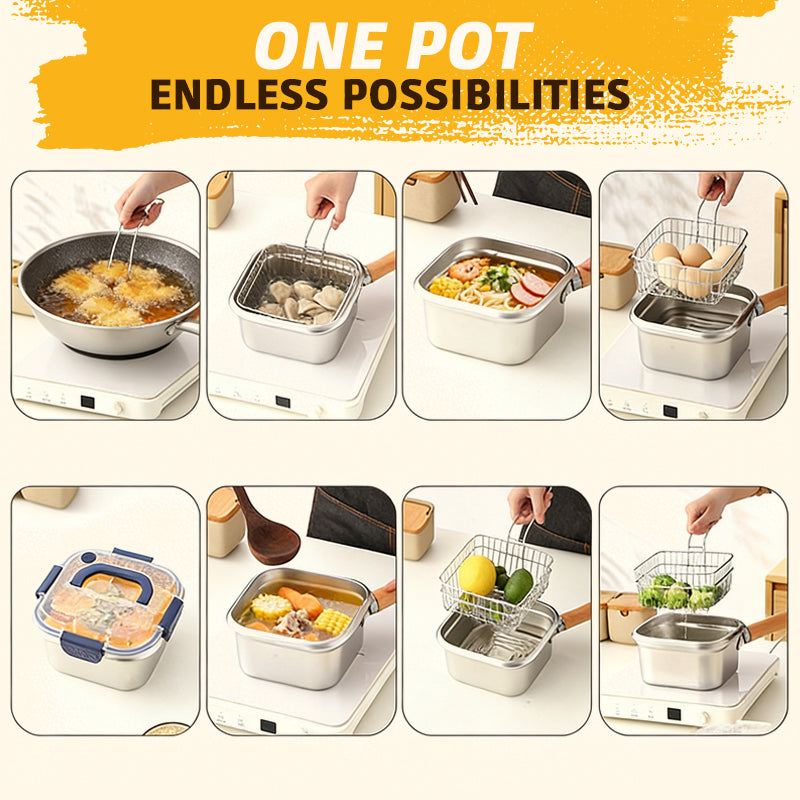 CrispSure Square Deep Fryer — Healthier, Crispy, Fresh