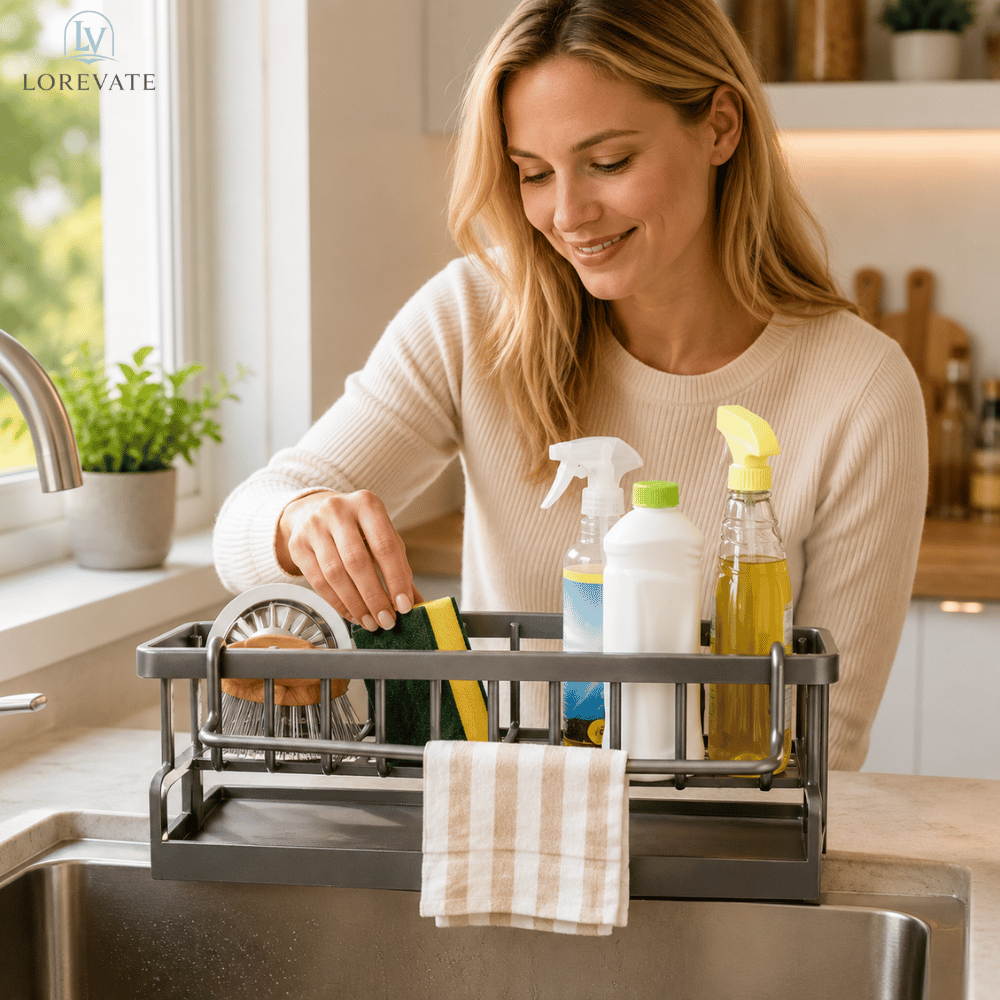 FlowNest — Sink Drip Tray Organizer | 50% OFF