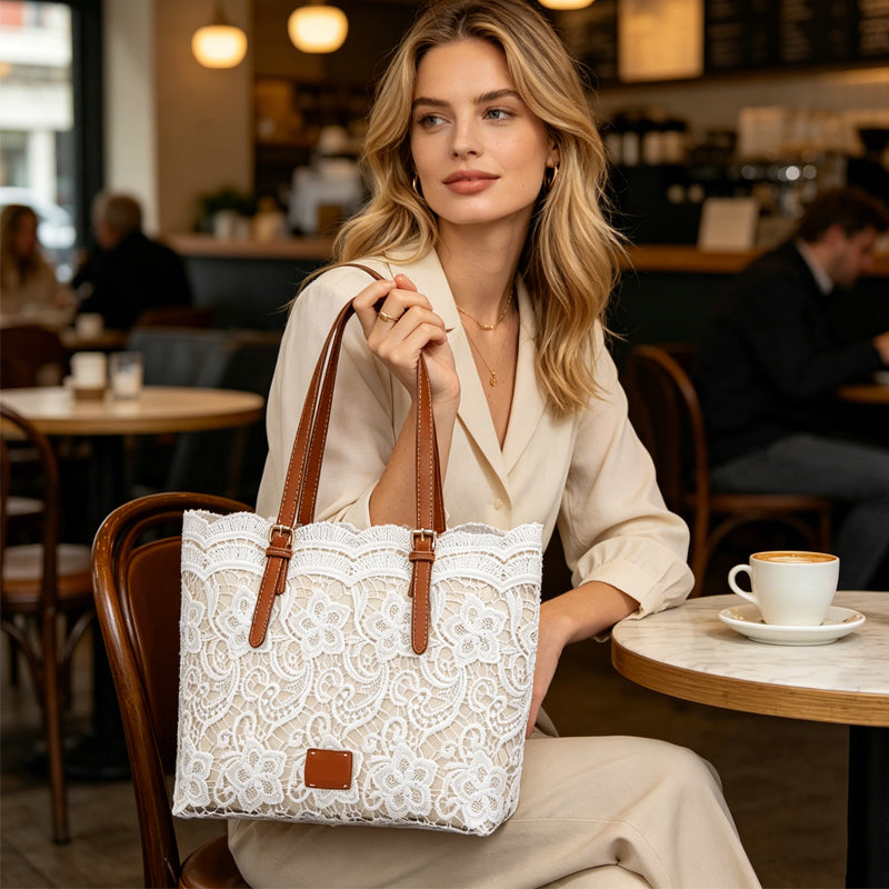 Amara — Elegant Lace Tote | 50% OFF