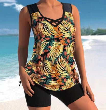 Lana – Women's Quick-Dry Swimsuit Set with Full Coverage