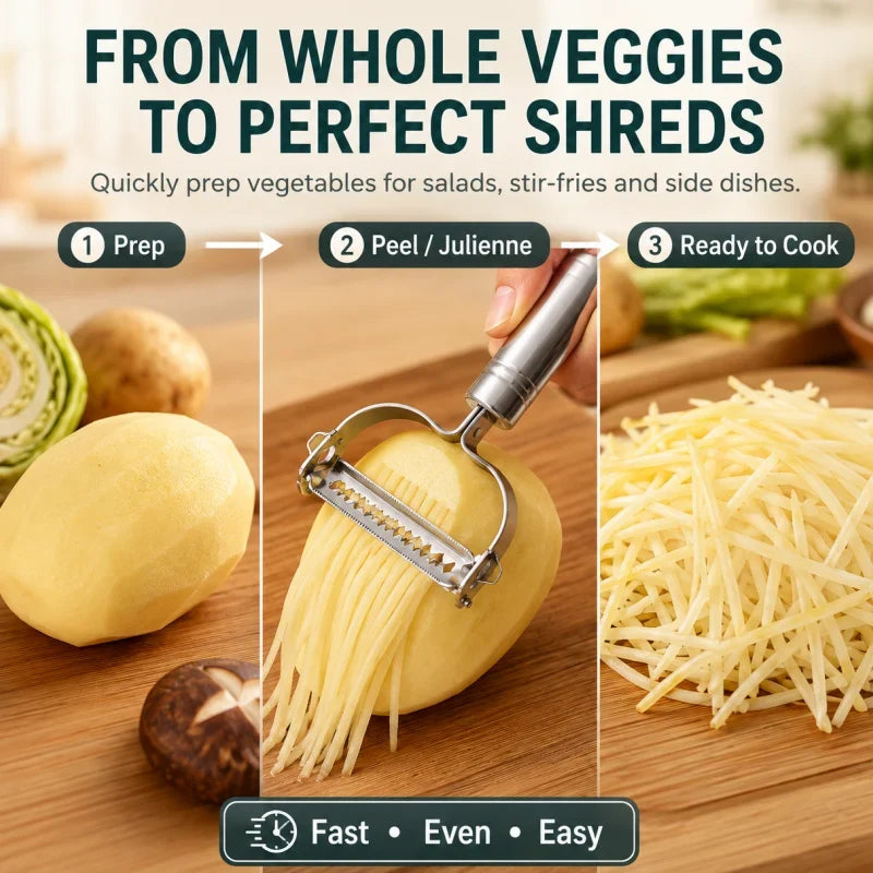 Dual-Edge Artisan Slicer — Effortless Prep Confidence
