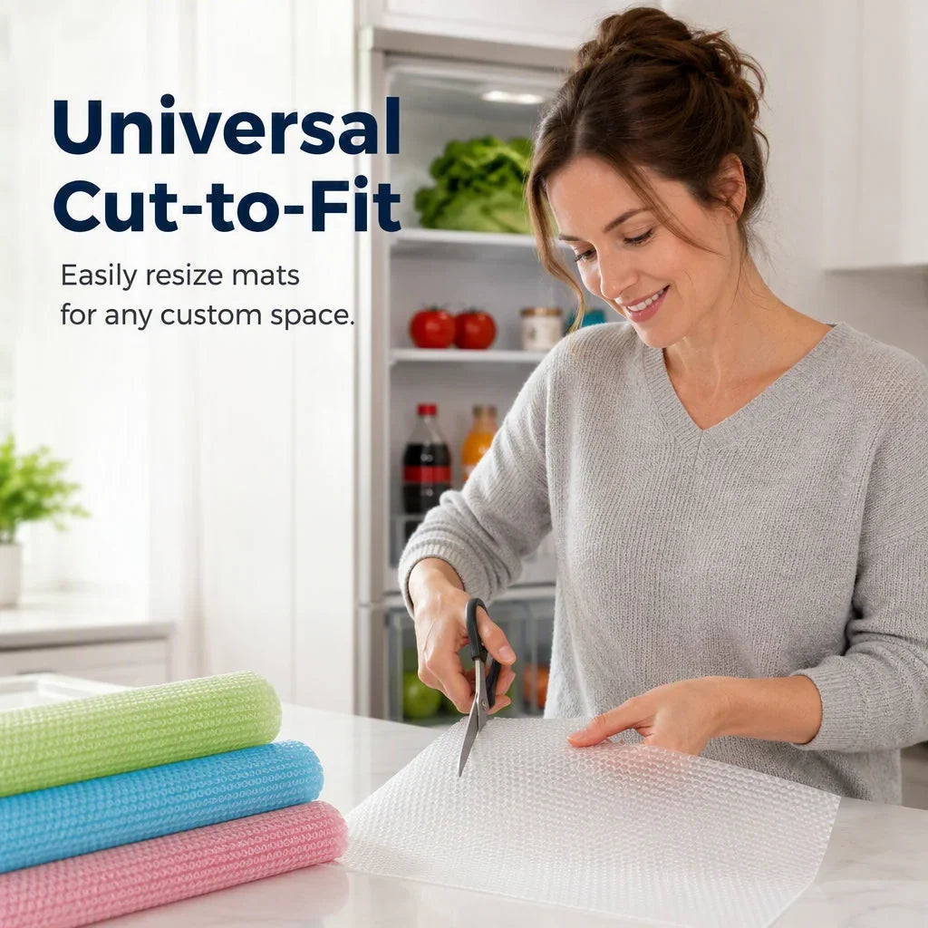 GlacierGuard — Waterproof Fridge Mats 4 pcs | 50% OFF