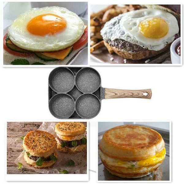QuadraSizzle — Four-Well Omelette Pan | 50% OFF