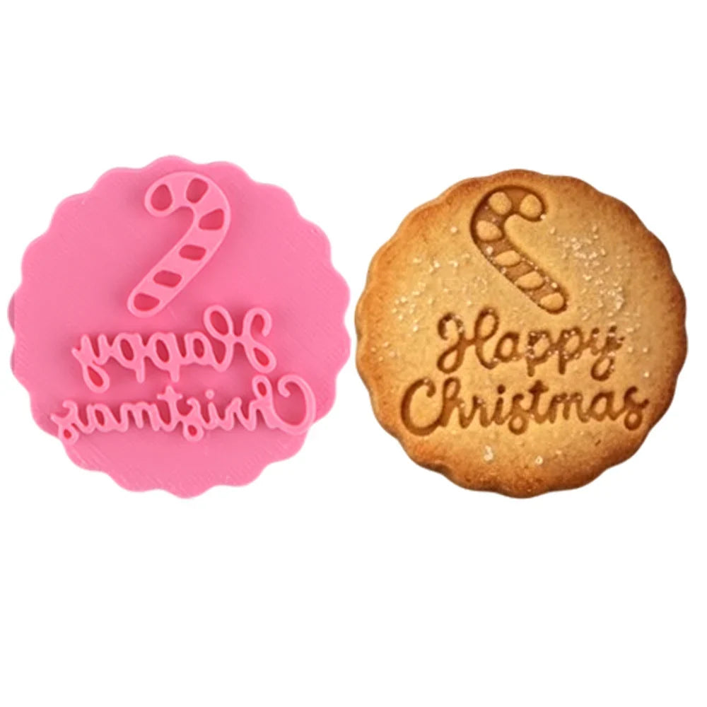 MerriMark Holiday Cookie Press Set — Perfectly Embossed Holiday Joy