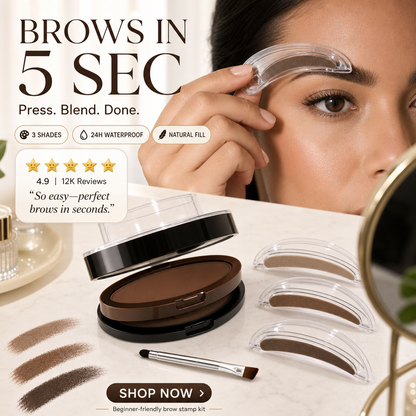 Double-Sealing Eyebrow Stamp – Instant Volume, All-Day Confidence