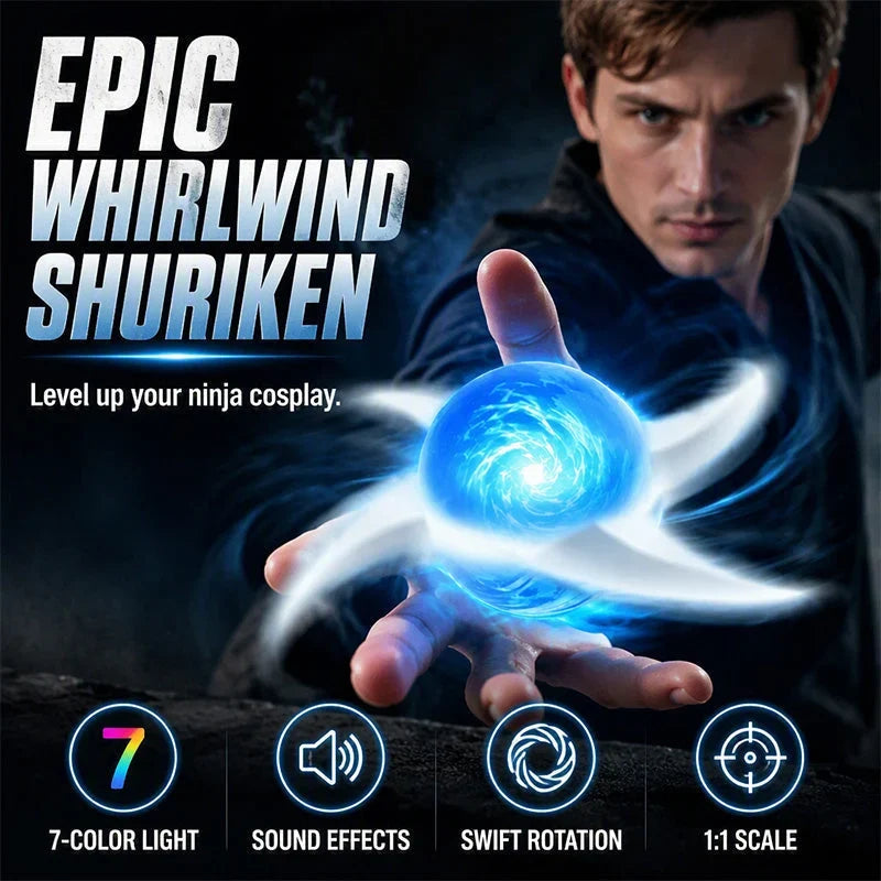 Spinning Shuriken — Command Attention Instantly