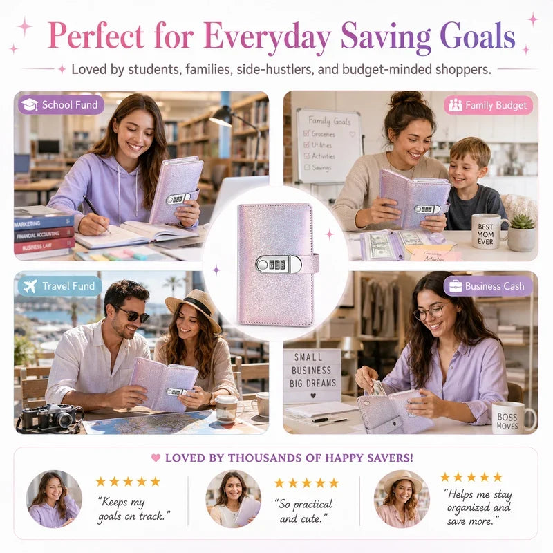 LuxeLock Budget Vault — Secure, Stylish Money Control