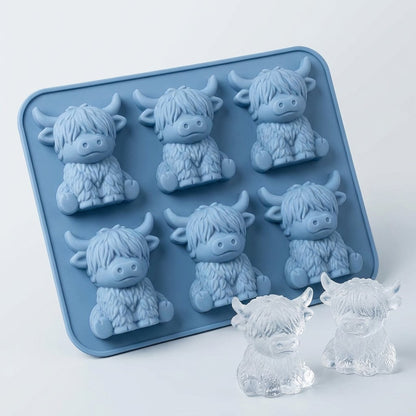 HighlandChill — Cow Ice Cube Mold | 1+1 FREE