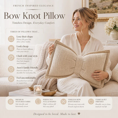 CloudKnot Pillow — Cozy Comfort, Stylish Escape