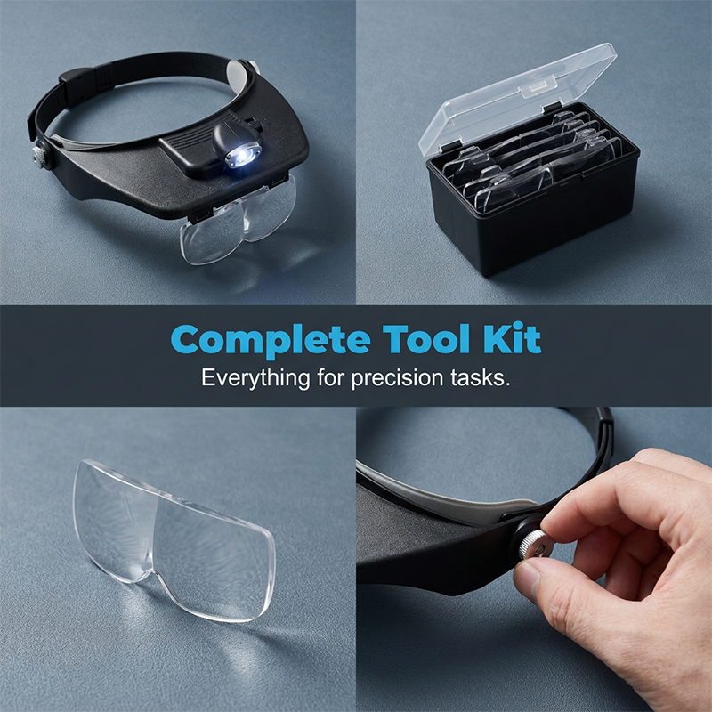 Precision Headband Magnifier – Hands-Free Focus Mastery