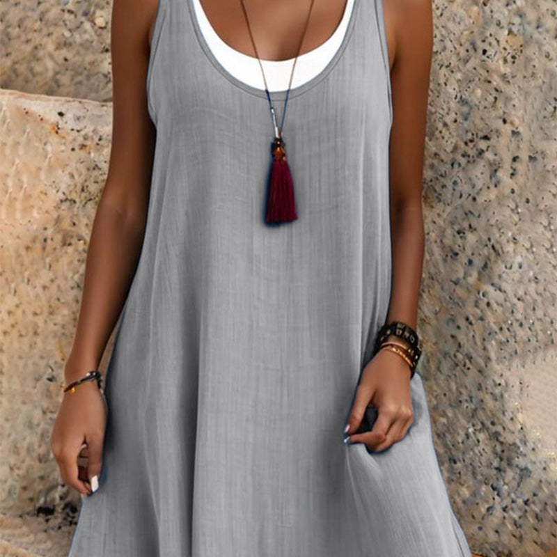 Huis — Women's Breathable Two-Piece Illusion Dress