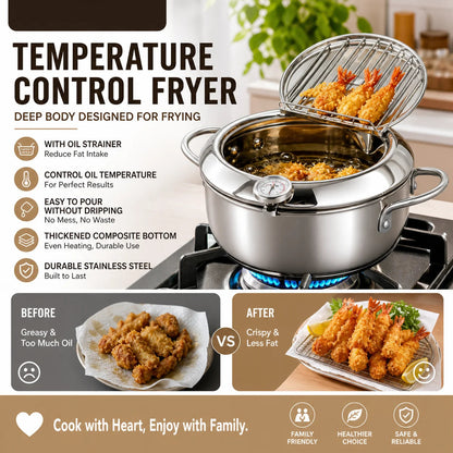 CrispMaster — Friteuse en acier inoxydable | -50 %