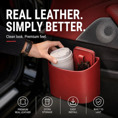 VeluraDrive — Leather Car Door Organizer | 50% OFF