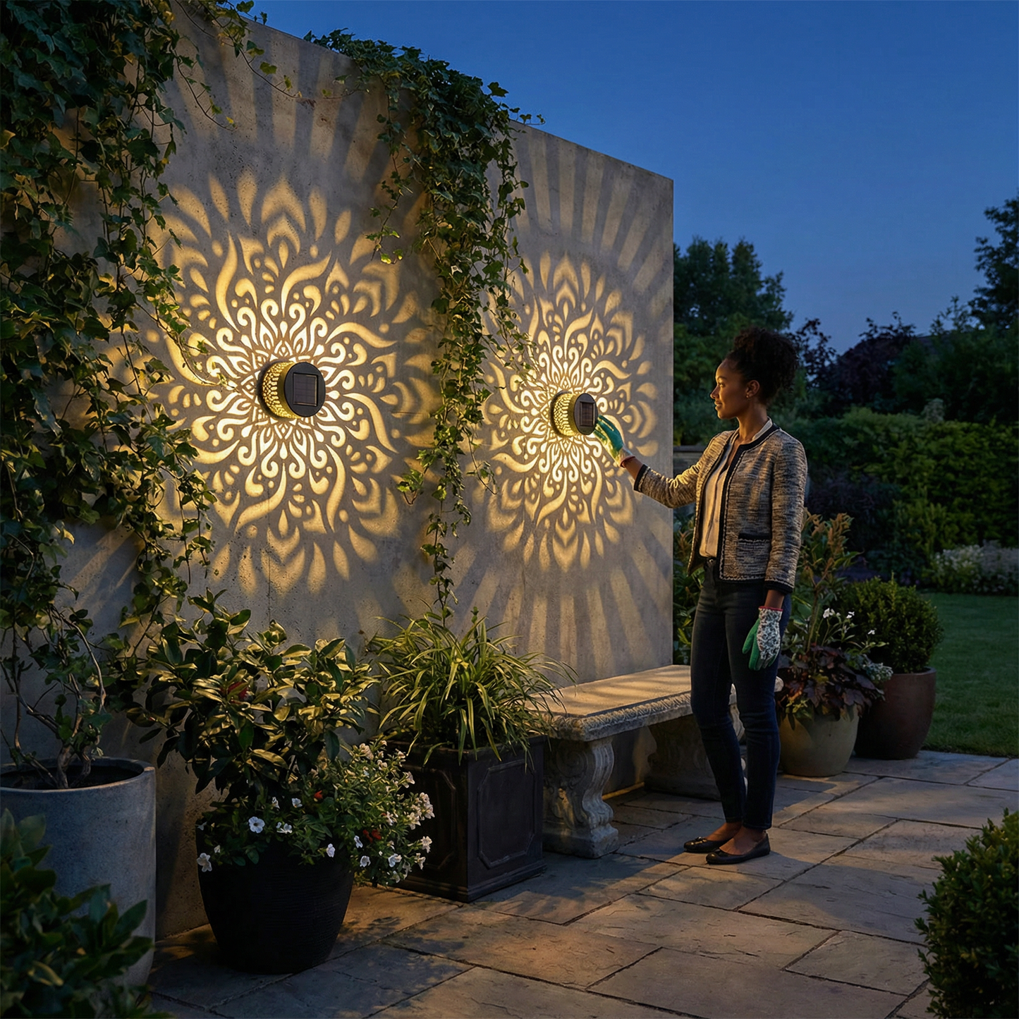 LumaMandala Solar Glow – Effortlessly Enchant Nights