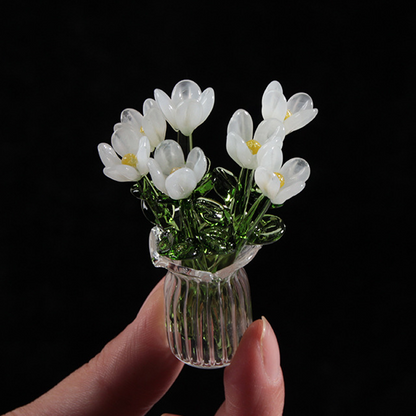 MiriFlor Mini Glass Flowers — Effortless Color Magic