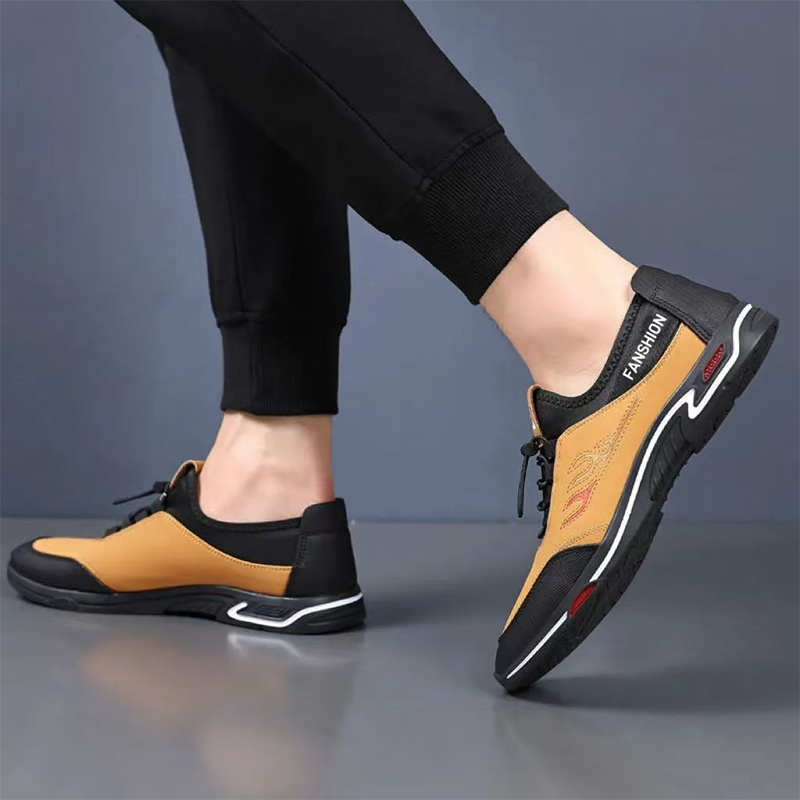 Heidi — Lightweight Breathable Men's PU Leather Shoes