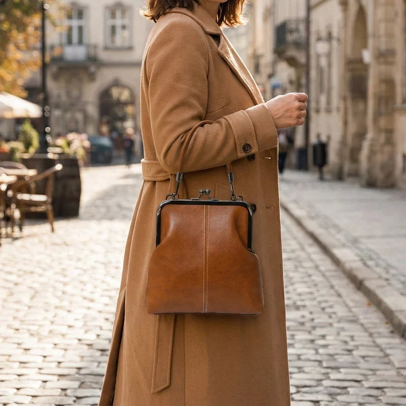 Sophia — Women’s PU Leather Handbag with Vintage Flair