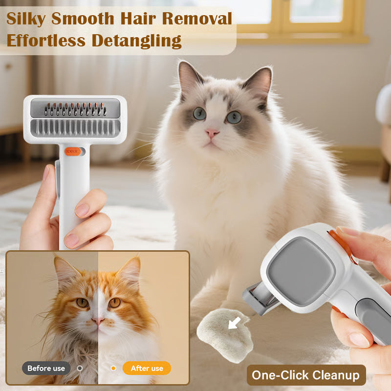 Elegant Double-Action Comb — Calm Coats, Content Pets