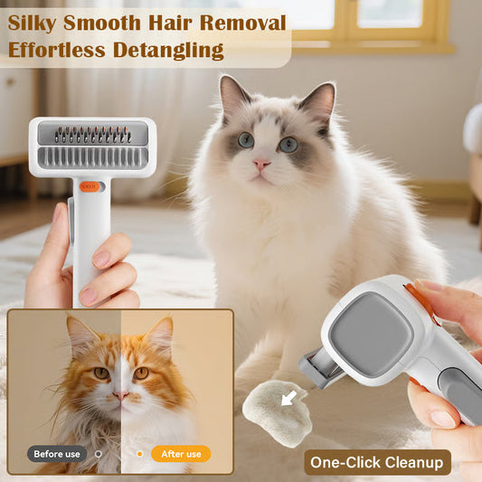 Elegant Double-Action Comb — Calm Coats, Content Pets