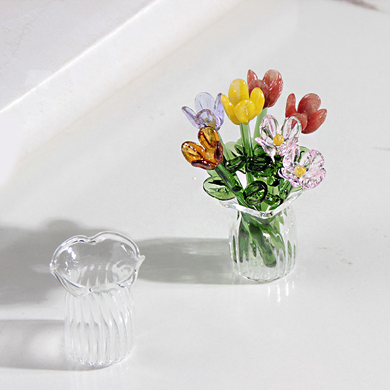 MiriFlor Mini Glass Flowers — Effortless Color Magic