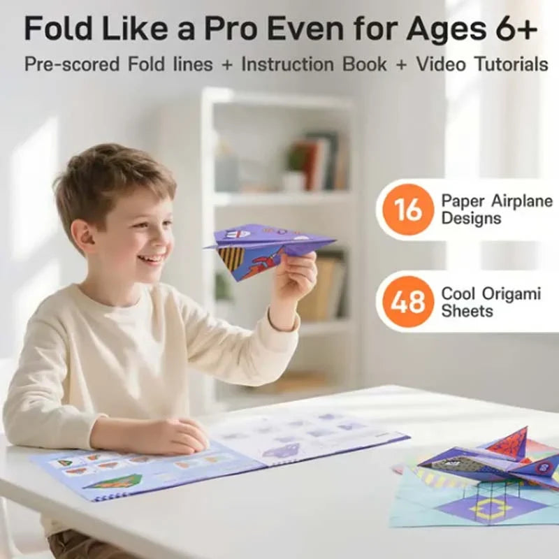 AeroCraft Pro — Kids Paper Airplane Set | 50% OFF