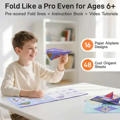 AeroCraft Pro — Kids Paper Airplane Set | 50% OFF