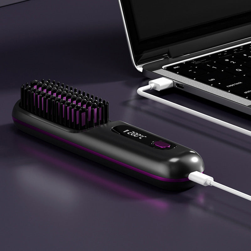Sophia – Wireless Ceramic Hair Straightener for Frizz-Free Shine
