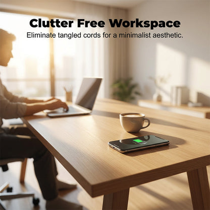 Under-desk power strip – clean, fast, hidden charging