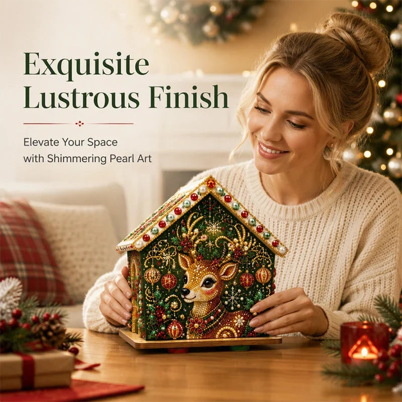 CrystalFrost 3D Bead Art Christmas Kit — Ignite Festive Joy