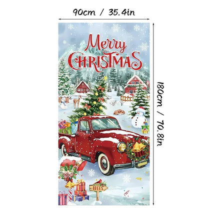Holiday Door Cover — Instant Festive Joy