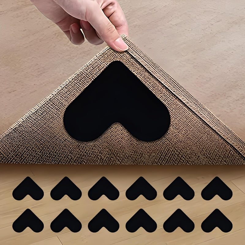 GripHeart — Safer Rugs, Secure Steps - 16 Pieces