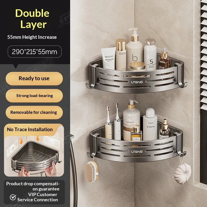 AquaNest Wall Organizer — Clutter-Free Shower Bliss