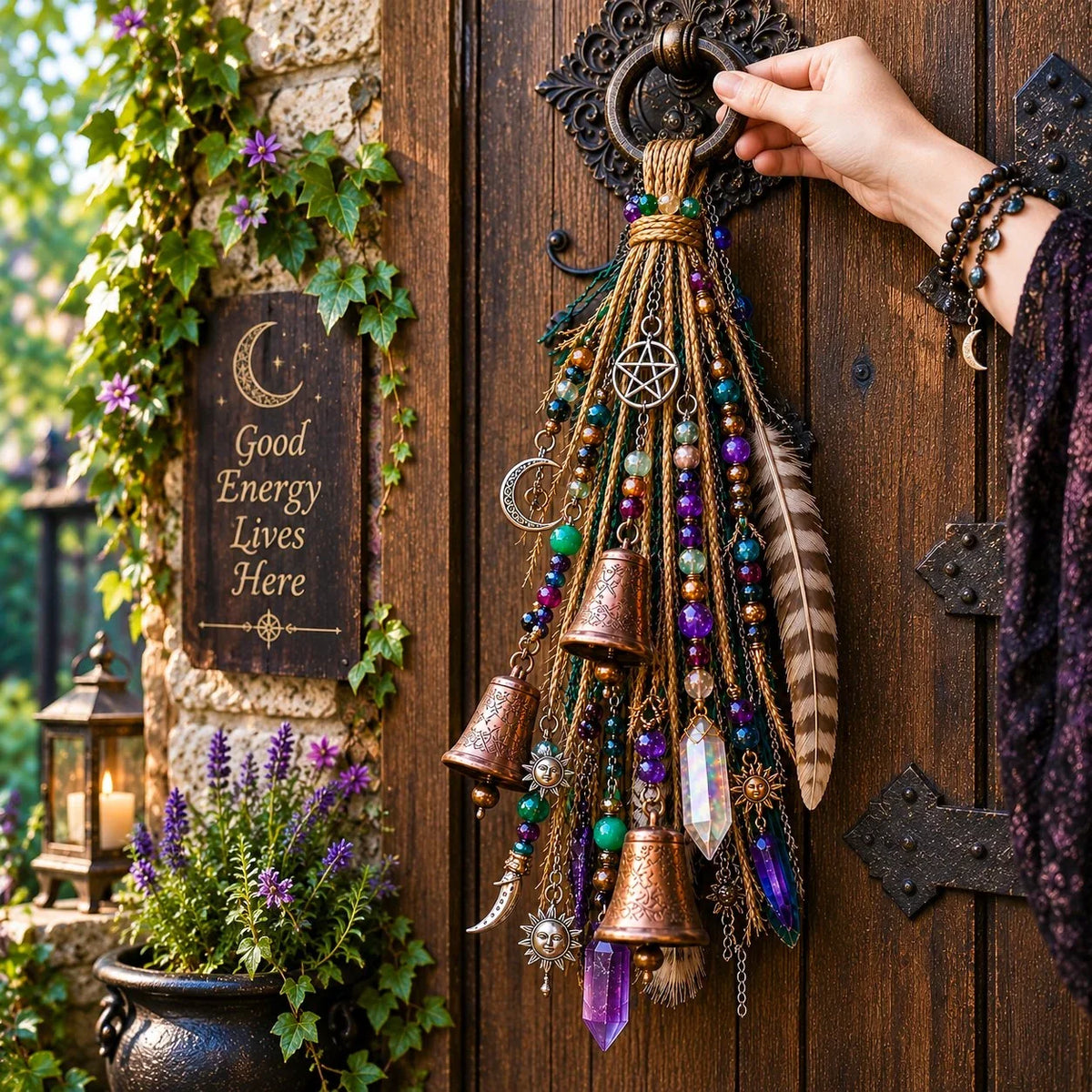 Celestara Hanging Charm — Ignite Cosmic Warmth