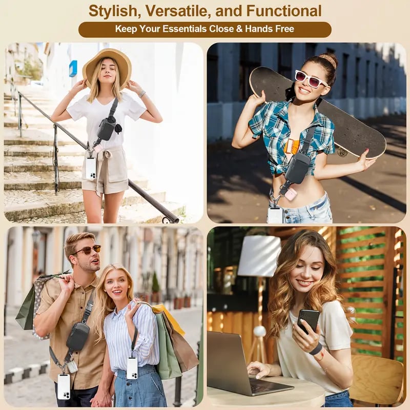 VestaLuxe Crossbody — Freedom, Security, Style