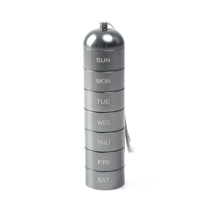 Aluminum Pill Box – Protect. Simplify. Never Forget.