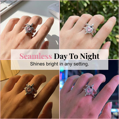 Jina — Gothic Heart Ring | 50% OFF