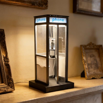 Vintage Telephone Booth Lamp – Dive into Nostalgia